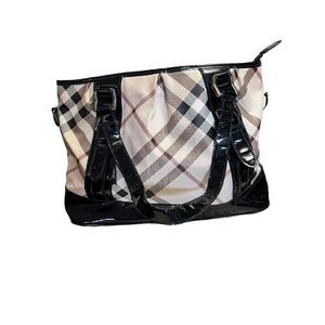 Vintage Burberry  hobo tote bag